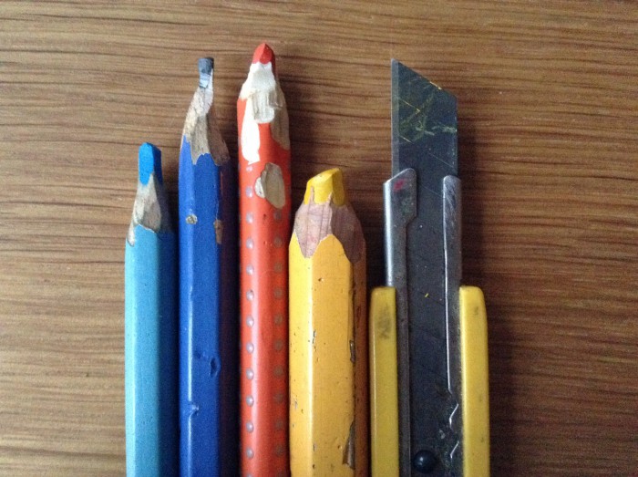 Sharpening pencils